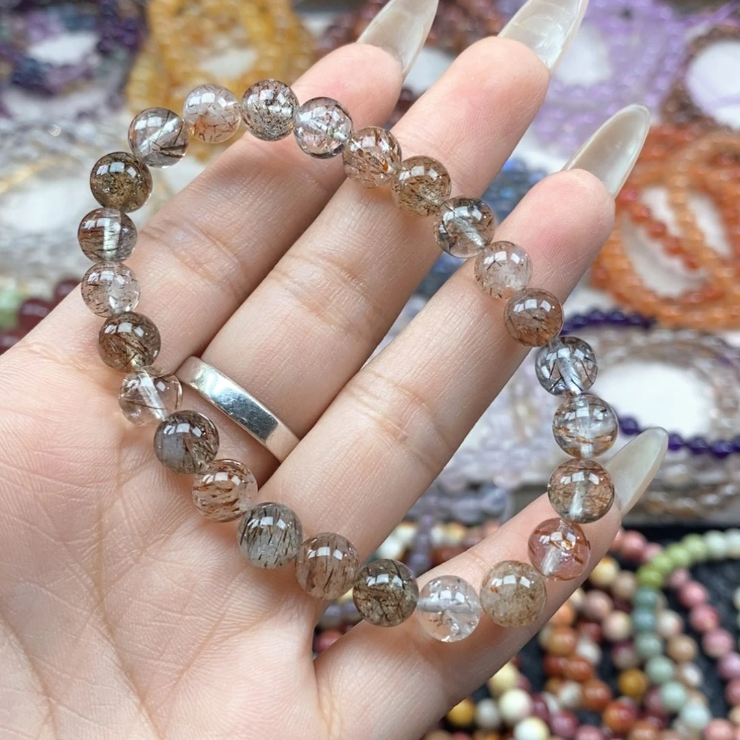 水晶珠宝半成品未镶嵌S黑金超7⃣️