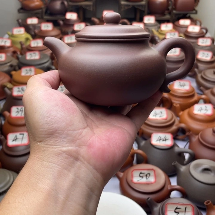 茶壶紫砂宜兴紫砂半手工