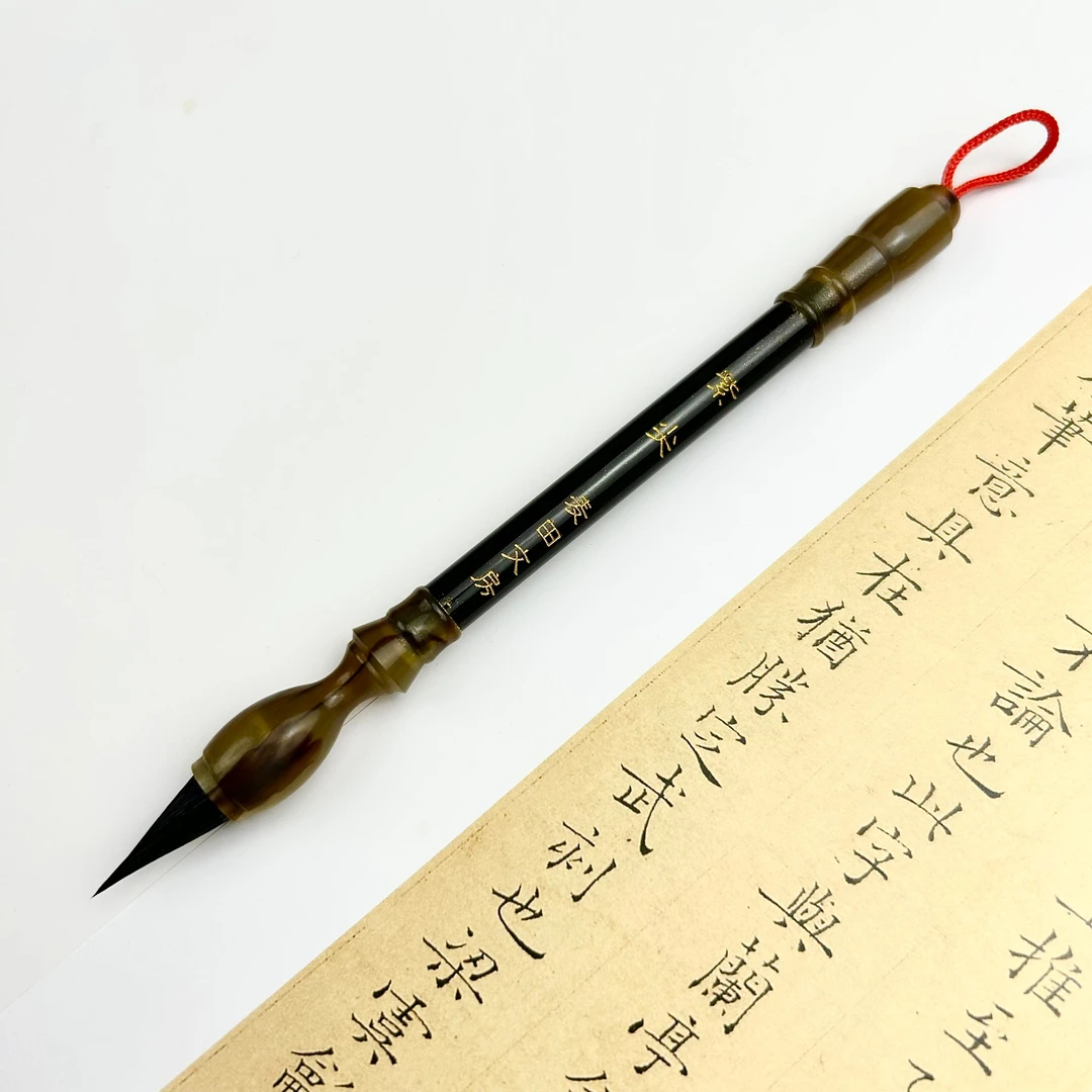 64.【短杆紫尖】小楷毛笔一支
