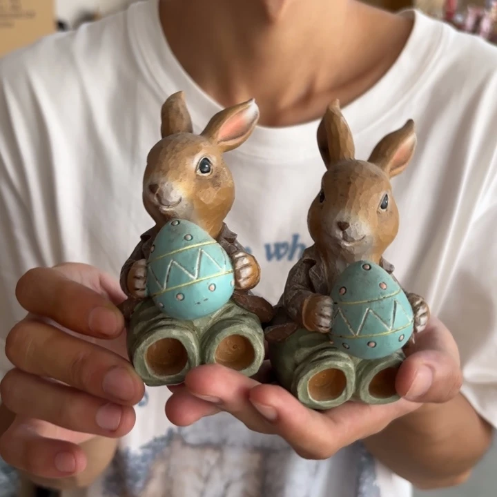 摆件样品样品样品没脚兔子