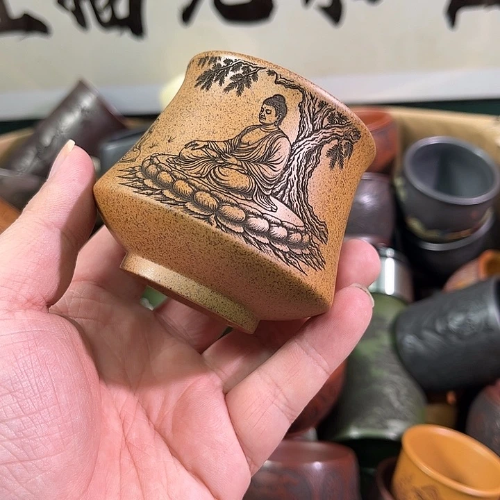 茶杯紫砂全手工紫砂主人杯