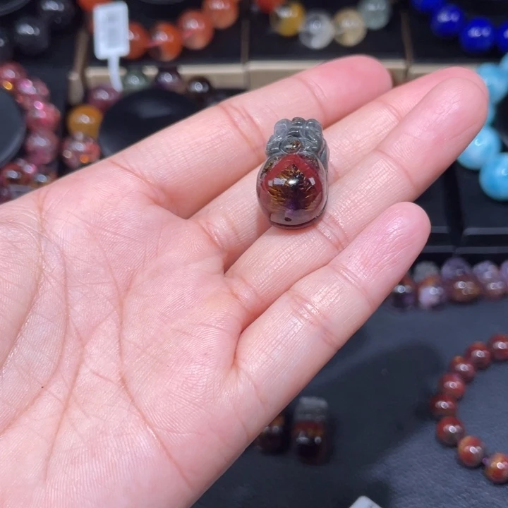 水晶颈饰未镶嵌极光貔貅