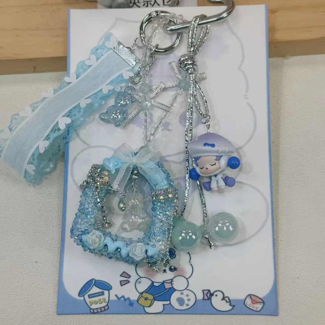 【萌粒挂绳】原创miu风DIY手工包挂钥匙扣