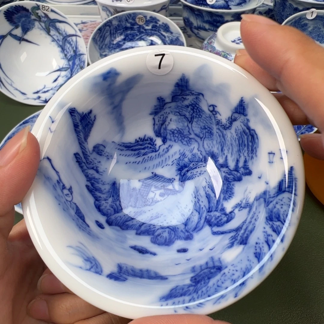 陶瓷景德镇纯手工纯手绘茶具木木77