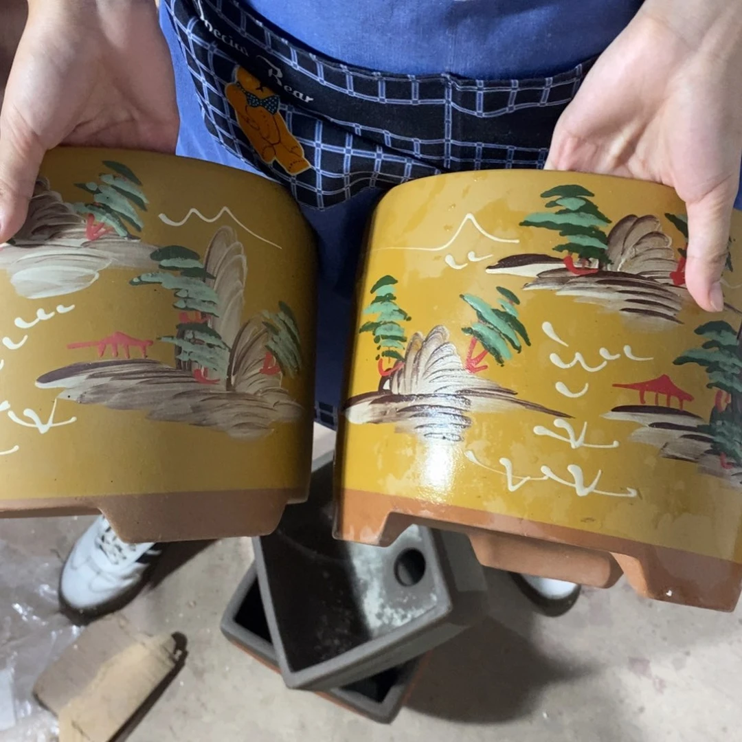 紫砂花盆口径口径17 14