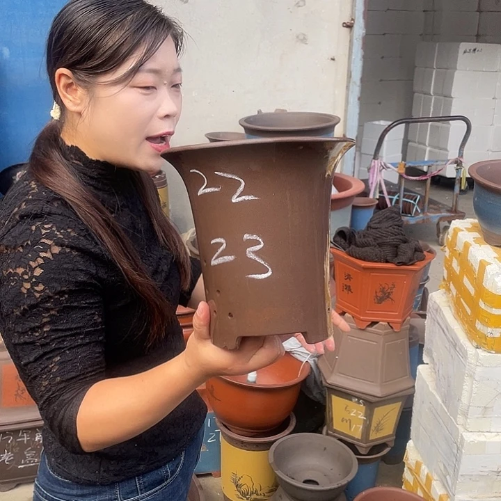 21促销紫泥兰花盆花盆紫砂花盆