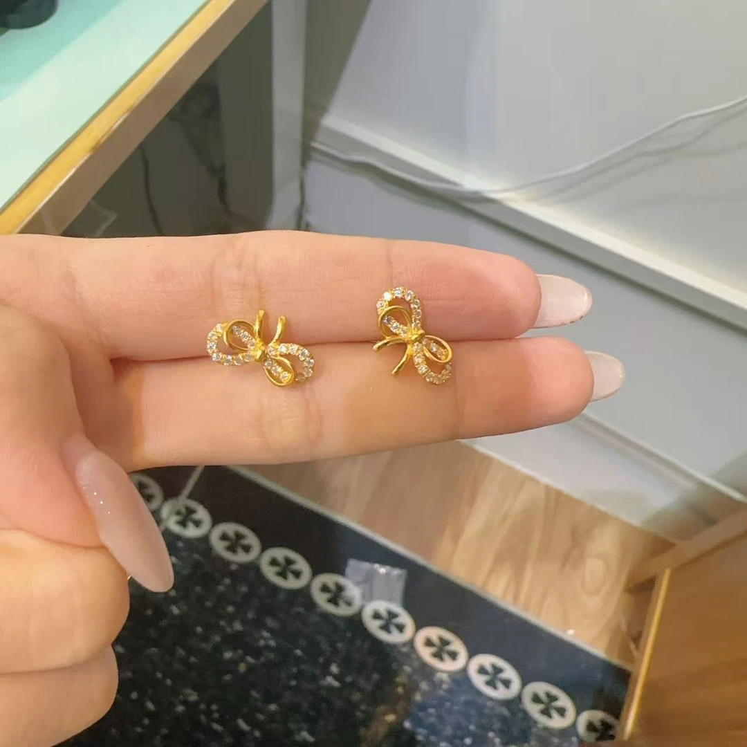 足金999黄金5G工艺耳饰