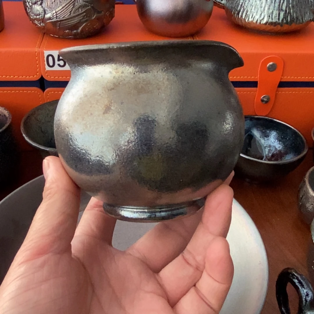 杯建水紫陶柴烧茶器