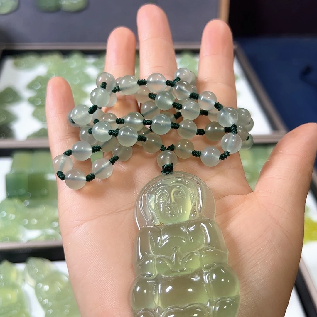 合金蛇纹石玉颈饰