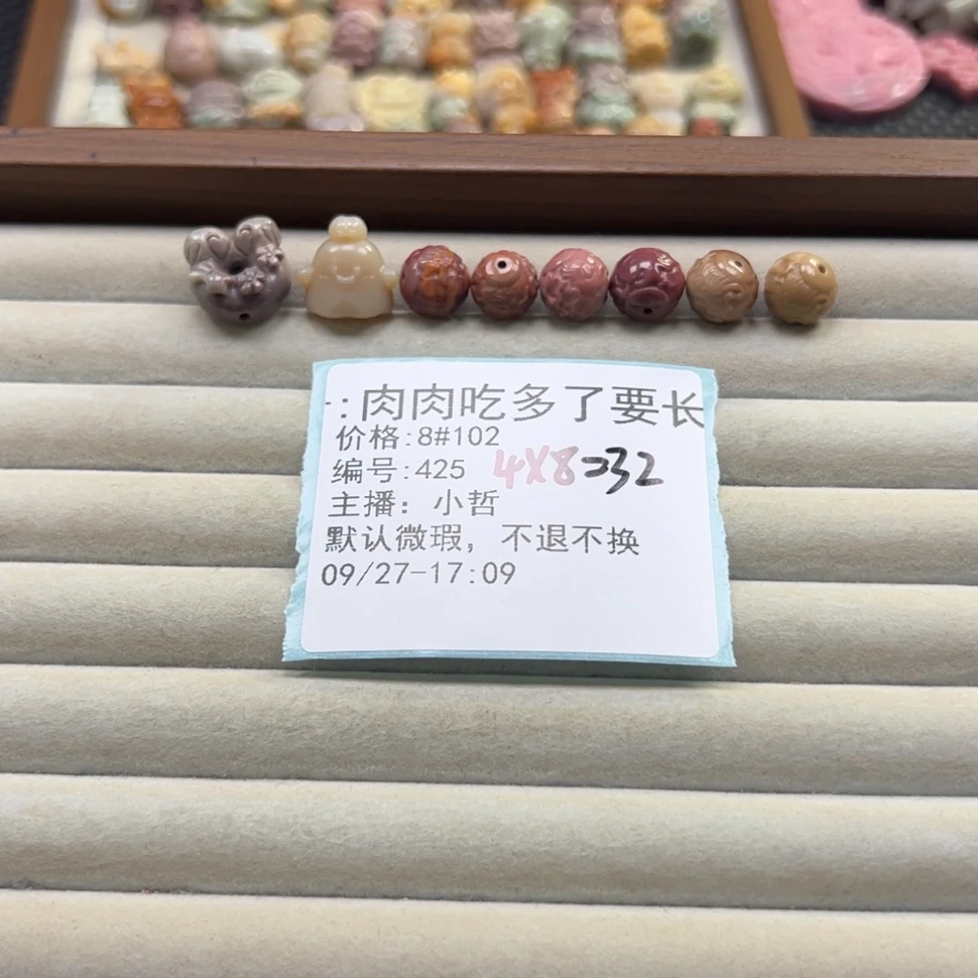 肉***胖石英质玉未镶嵌珠宝半成品