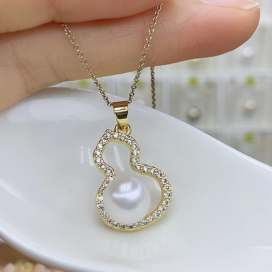 合金吊坠(赠链)淡水珍珠