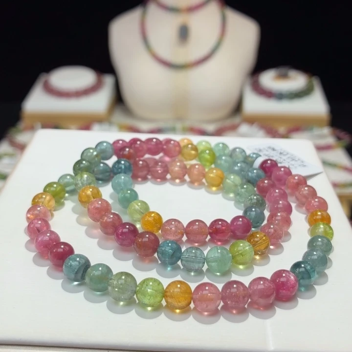 手链未镶嵌碧玺6.5mm+