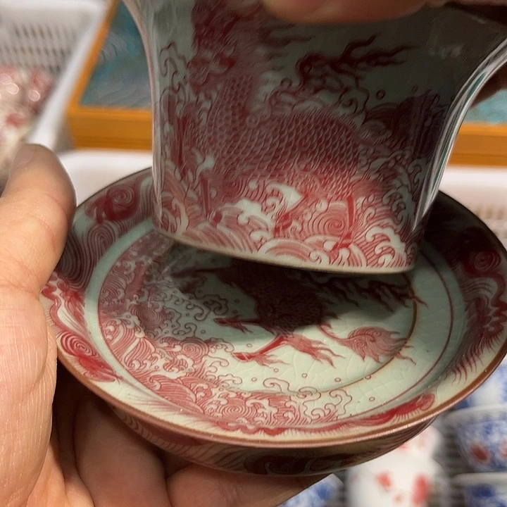 摆件陶景德镇主人杯2233