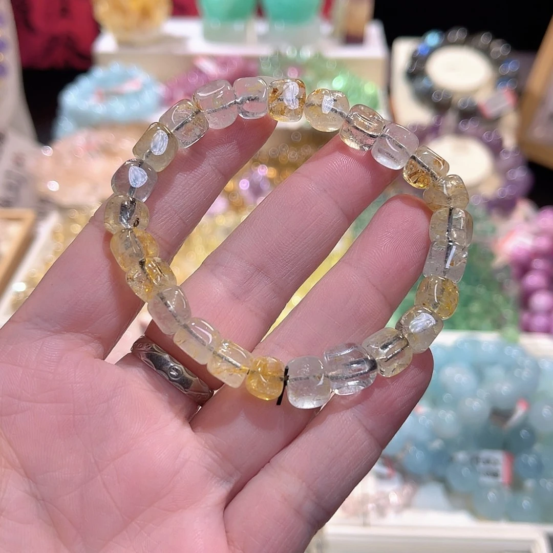 水晶手链未镶嵌方糖闪灵