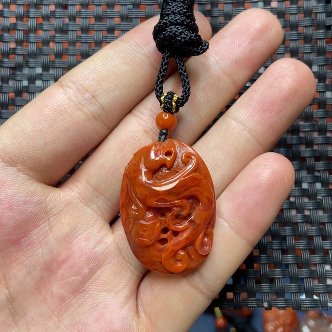 吊坠(不含链)未镶嵌南红玛瑙
