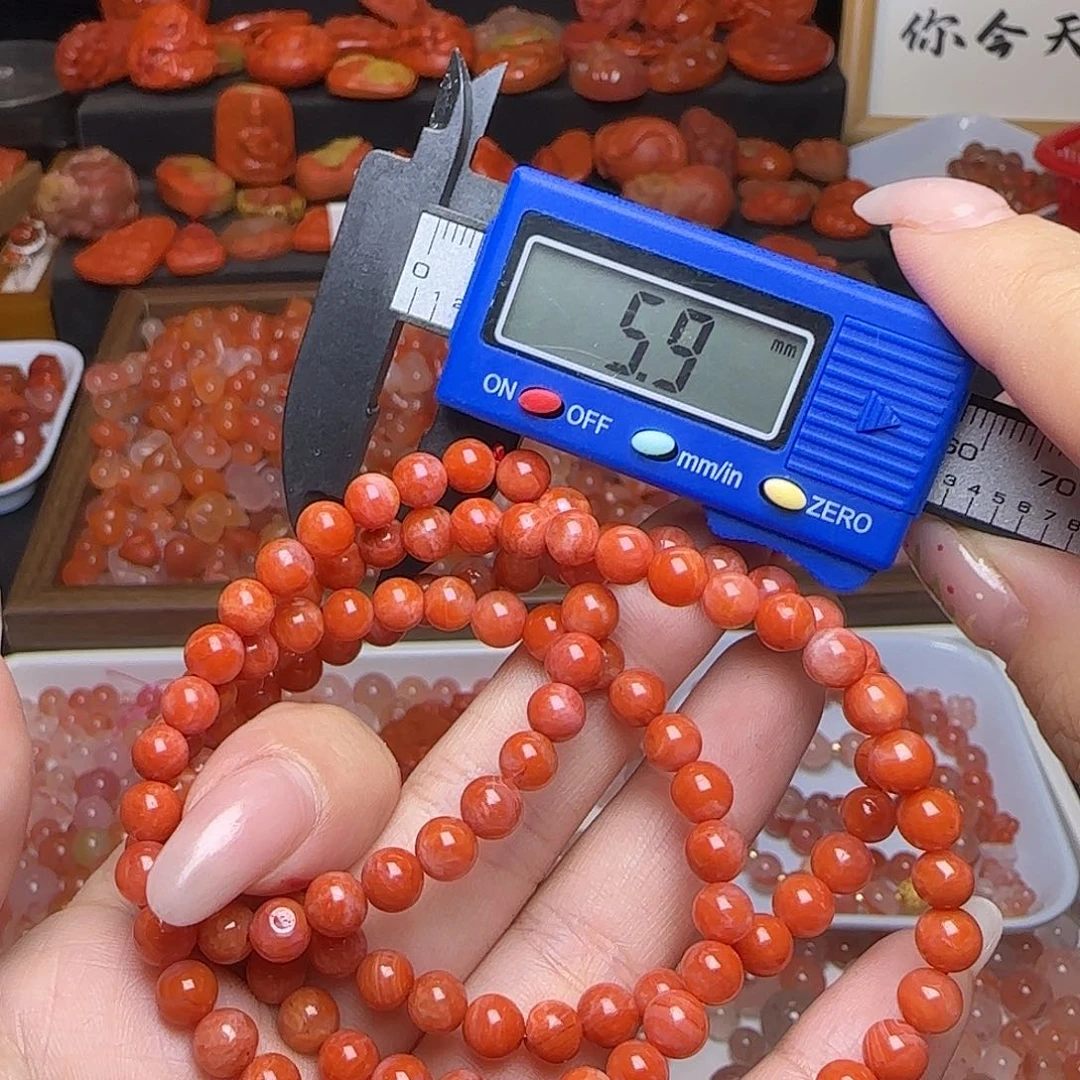 南红玛瑙未镶嵌颈饰