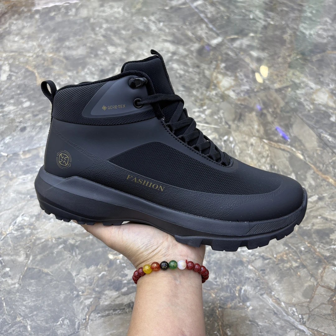 鞋子男2025秋冬新款高帮男士休闲鞋保暖舒适百搭轻便男鞋运动鞋