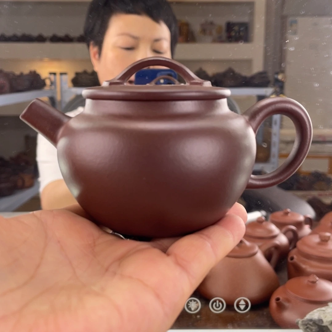茶壶紫砂四号井底槽清巨轮汉瓦180cc