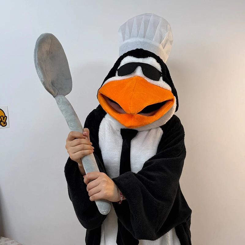 【高雅人士】恶俗企鹅睡衣抽象表情包学生宿舍保暖神高雅人士睡衣