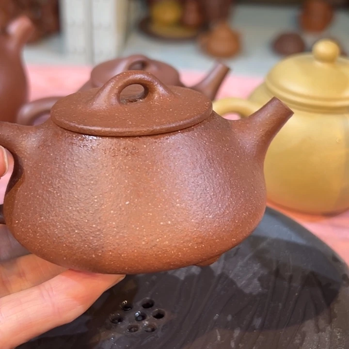 紫砂茶案紫泥平盖150cc