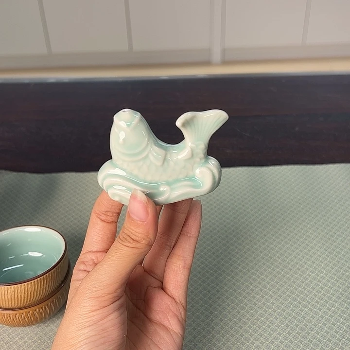 龙泉云间青瓷小米茶器