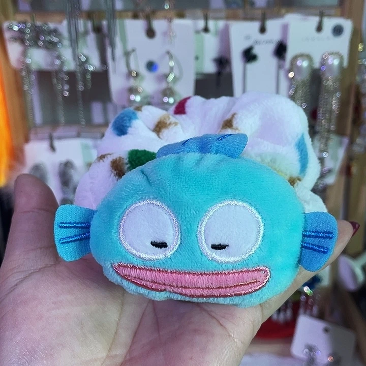 布艺非金属毛茸茸发圈