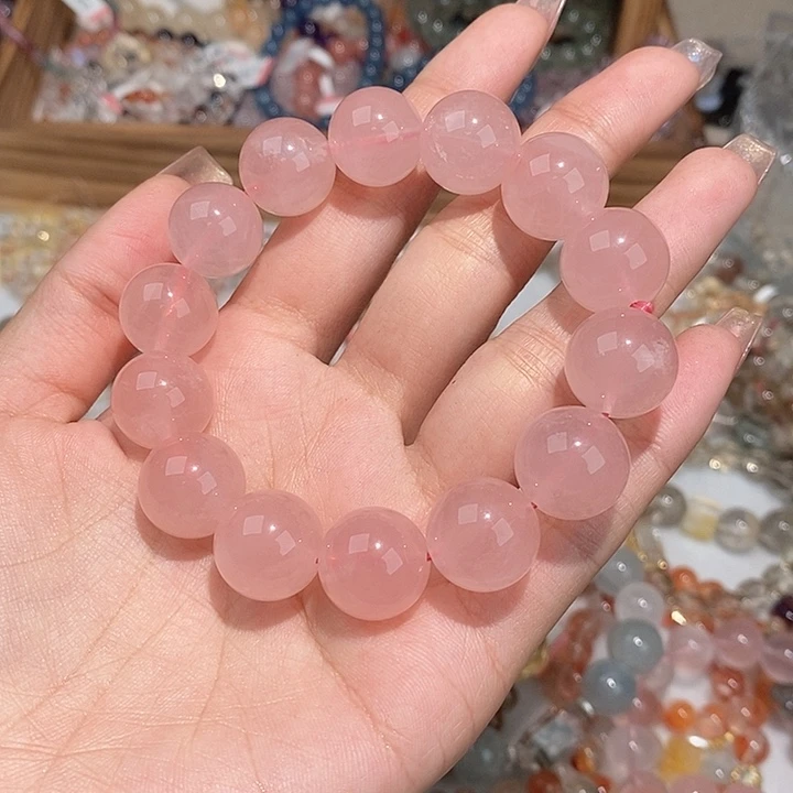 水晶无未镶嵌医*西柚粉卡15