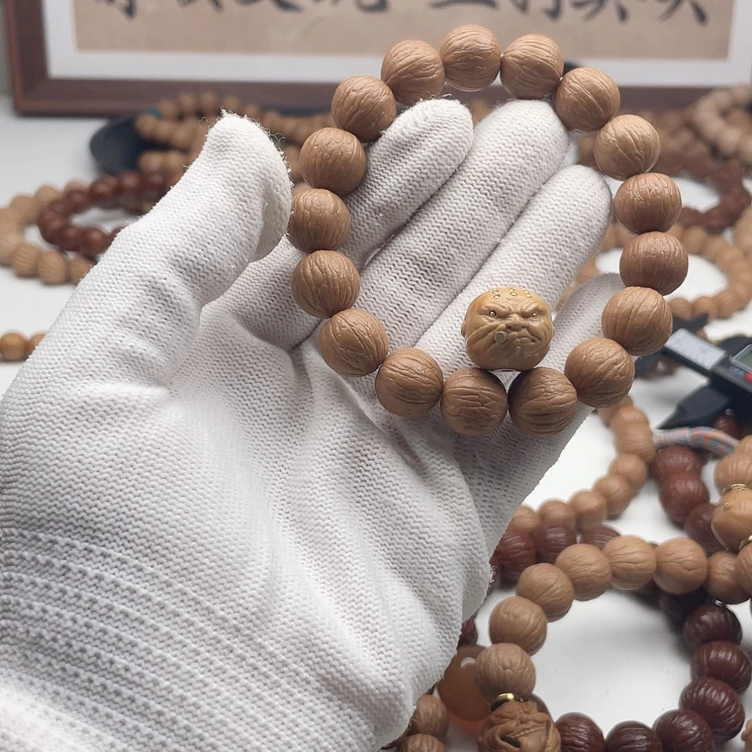 猴头核桃吊坠南**执猴头