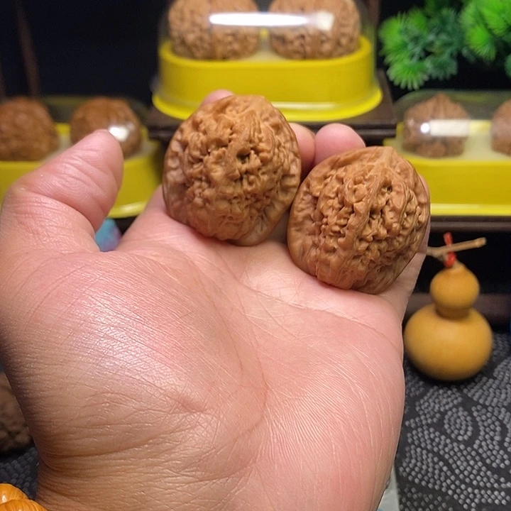 吊坠文玩核桃莲花40