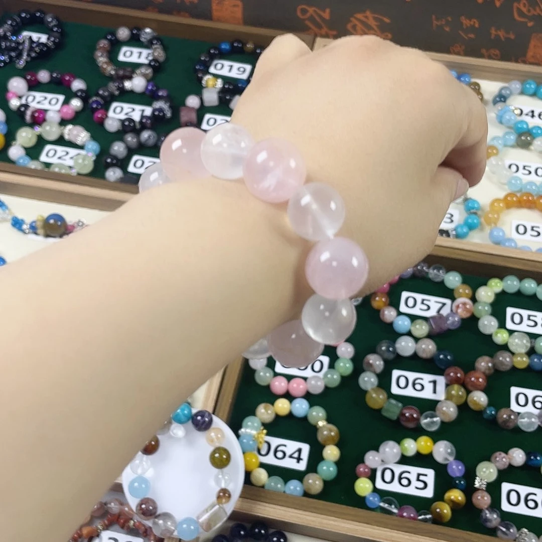 烟晶手链银S925镶嵌