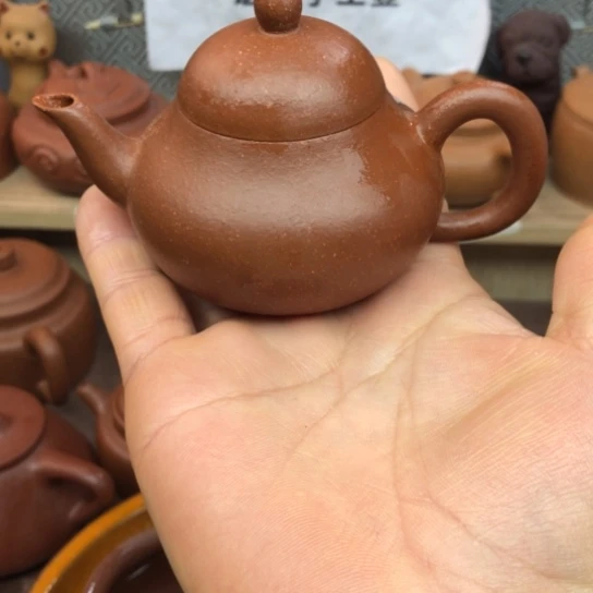 紫砂茶壶将坡泥梨100豪升左右
