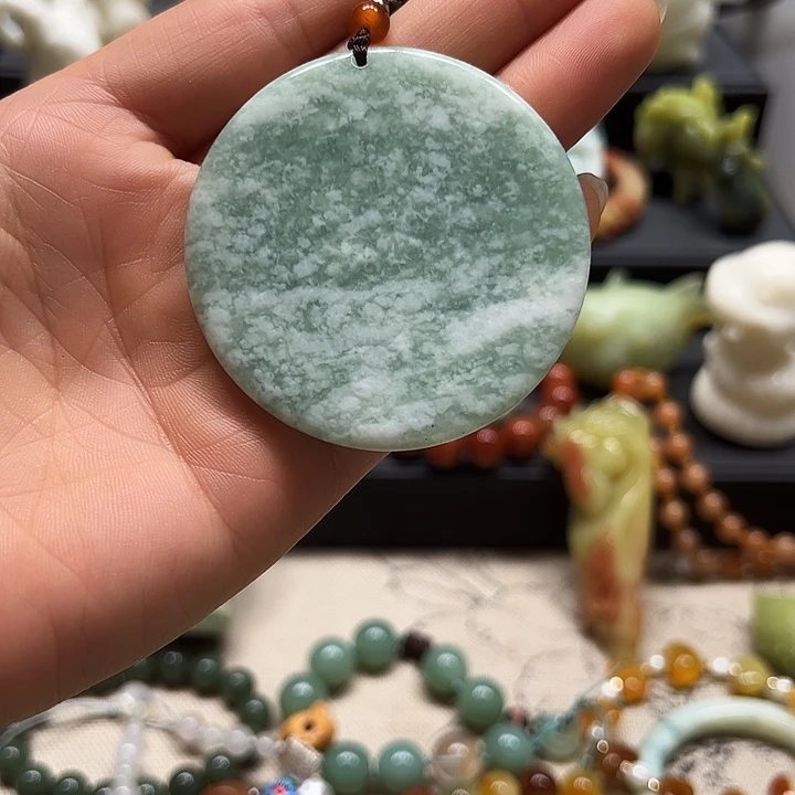 蛇纹石玉吊坠未镶嵌6***6