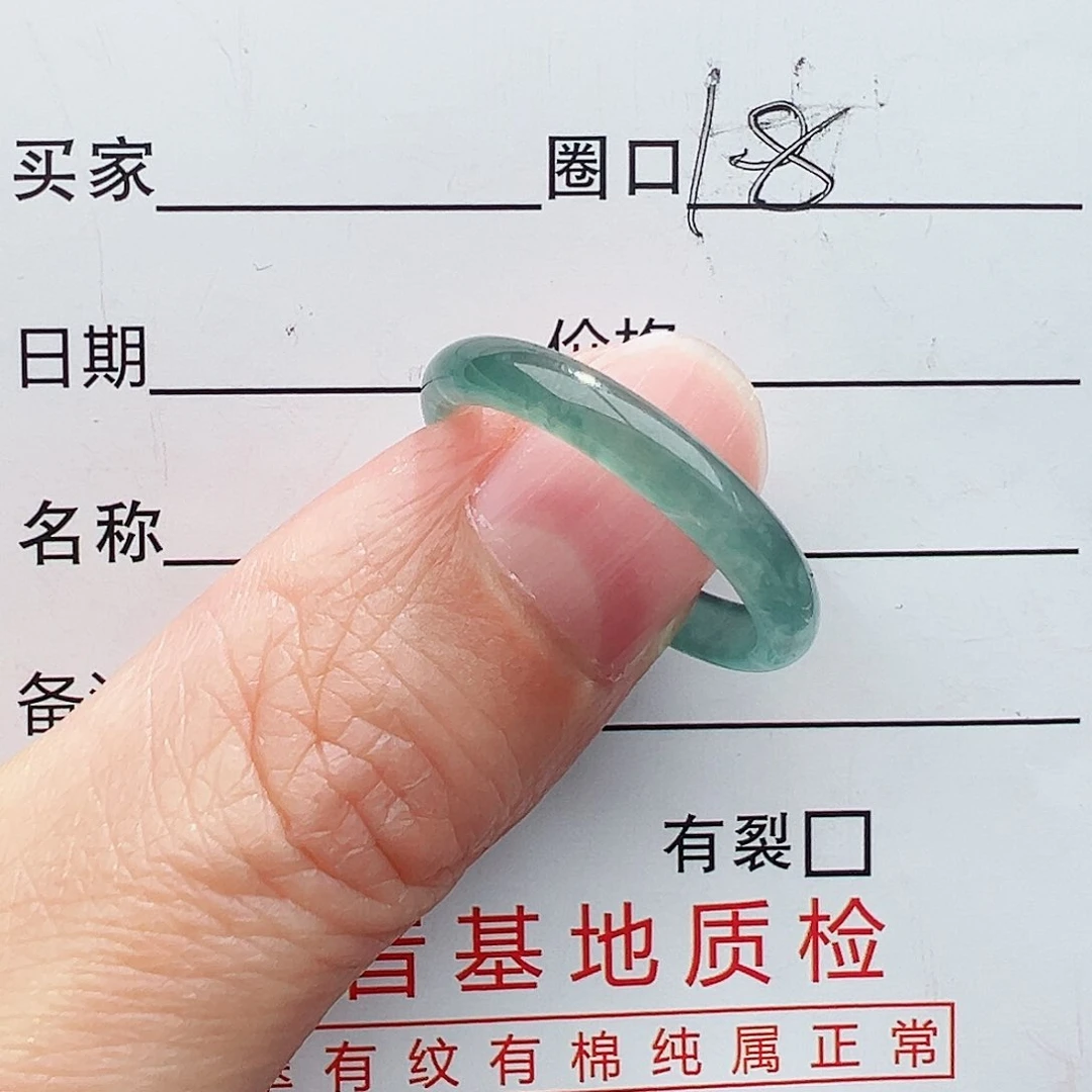 翡翠戒圈未镶嵌翡翠