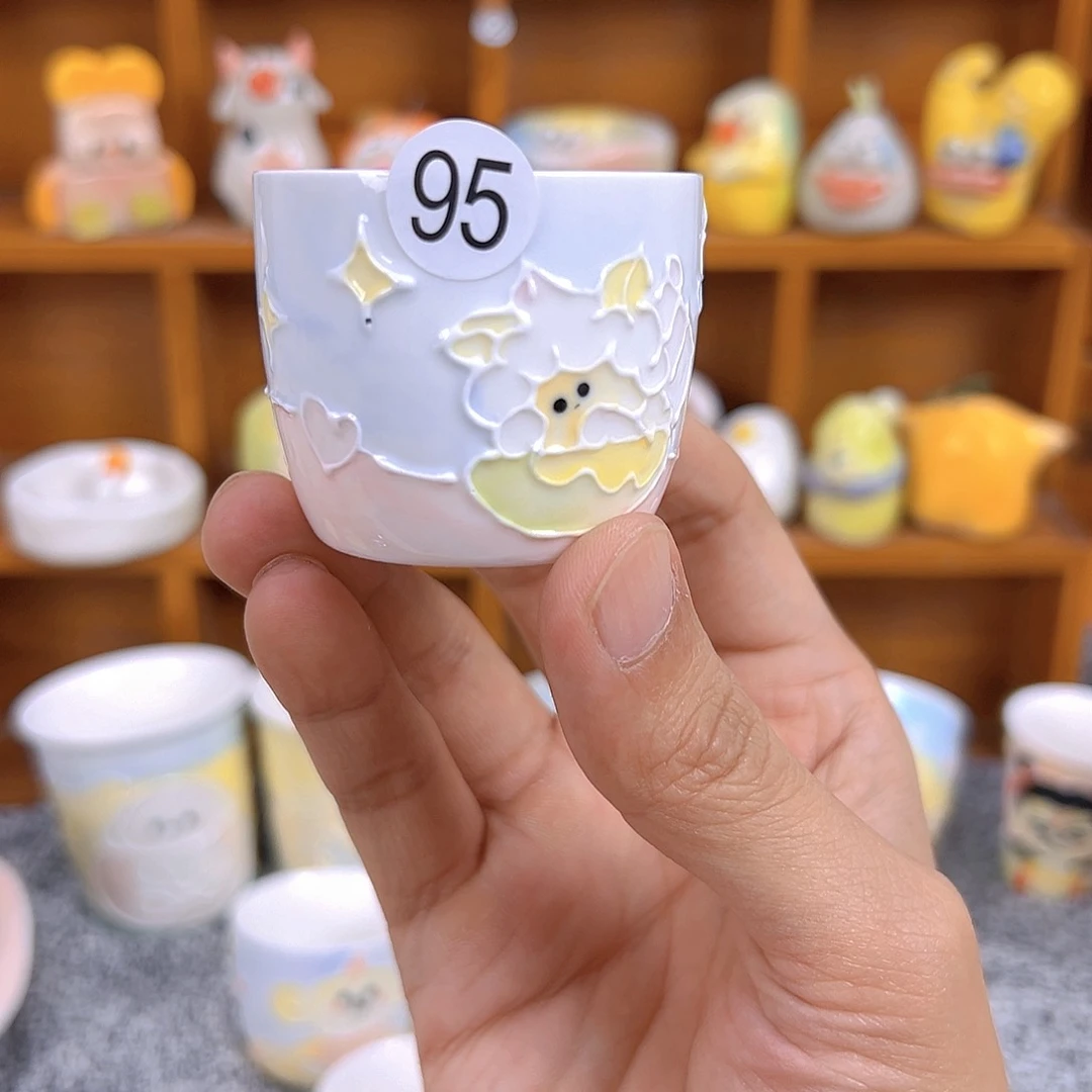 摆件纯手工陶瓷小摆件95