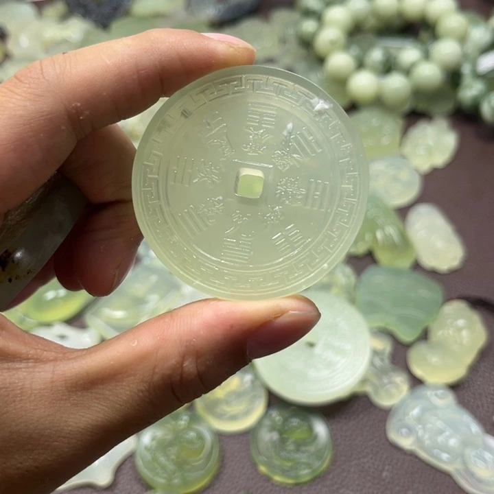 A***修蛇纹石玉合金天然