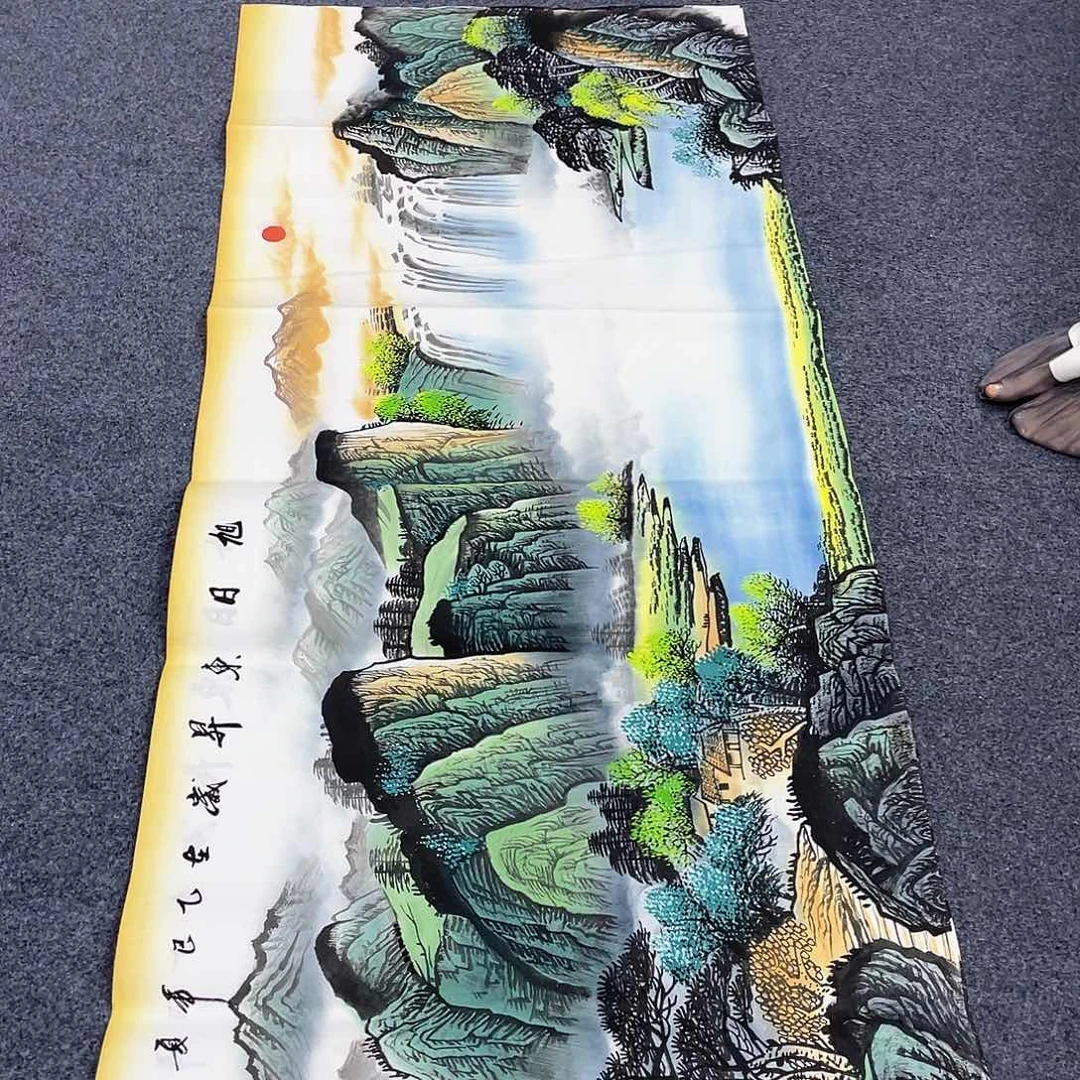国画作品小姐姐放漏…