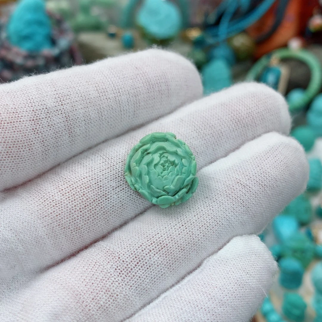 绿松石珠宝奇石未镶嵌