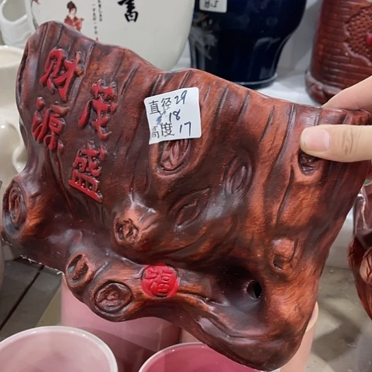 多肉绿植陶瓷花盆9.9包邮，有孔