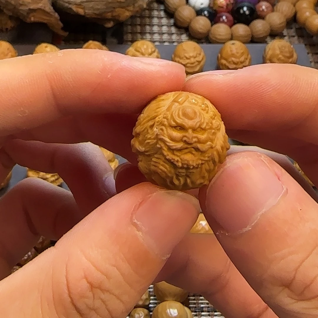 猴头核桃手串师徒四人