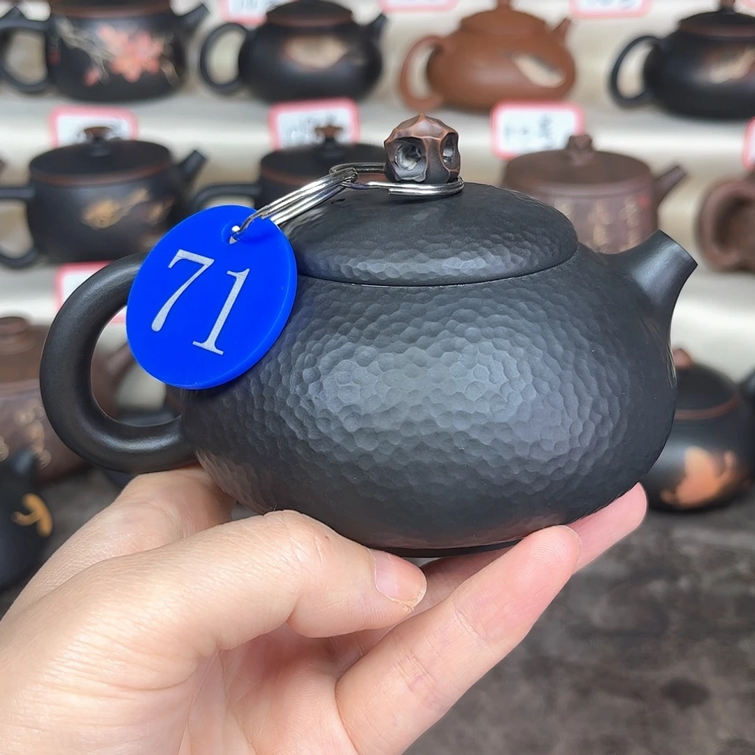 210毫升福利款纯手工锤纹胖墩壶