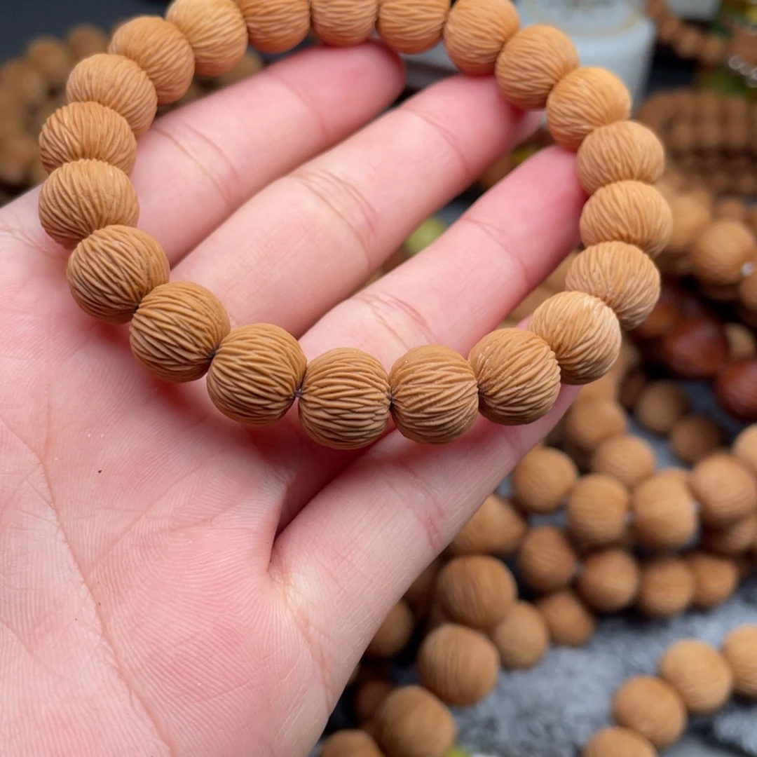 放***柔手串猴头核桃金丝