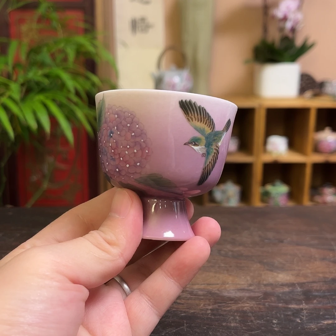 柴烧手工手绘陶瓷