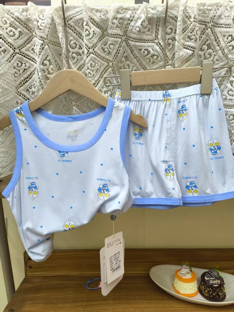 （87）-儿童舒适背心家居服套装