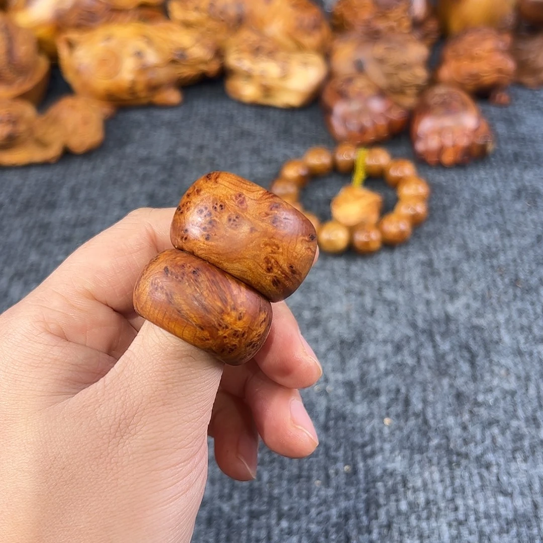 崖柏到手一个，崖柏扳指