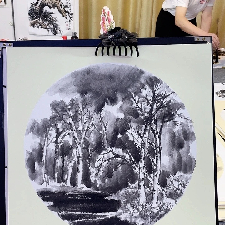 国画张圣敏先生纯手绘作品