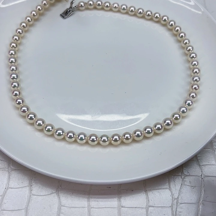 颈饰未镶嵌海水珍珠海水Akoya小天女7m