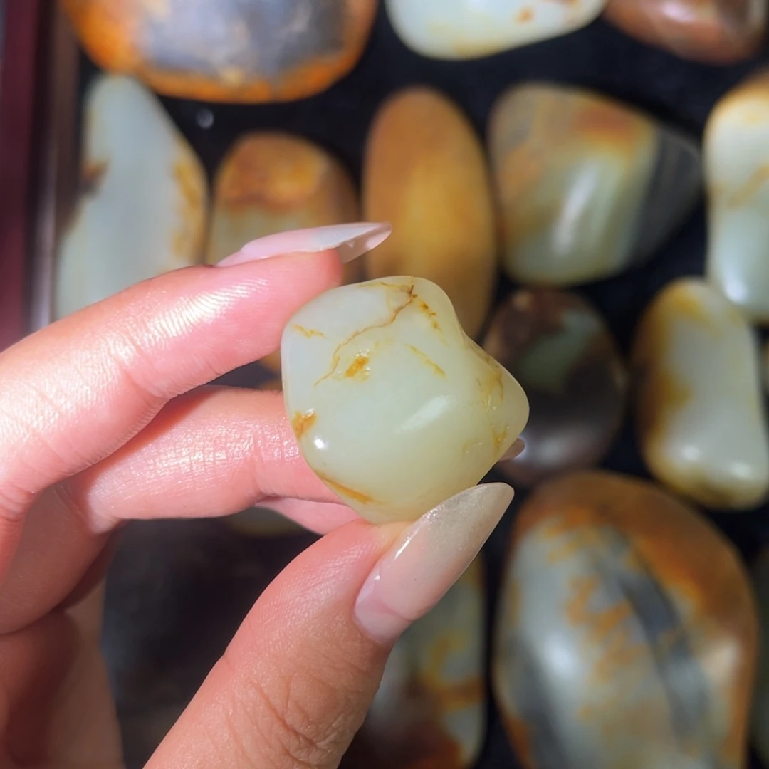 和田玉未镶嵌挂件16.6