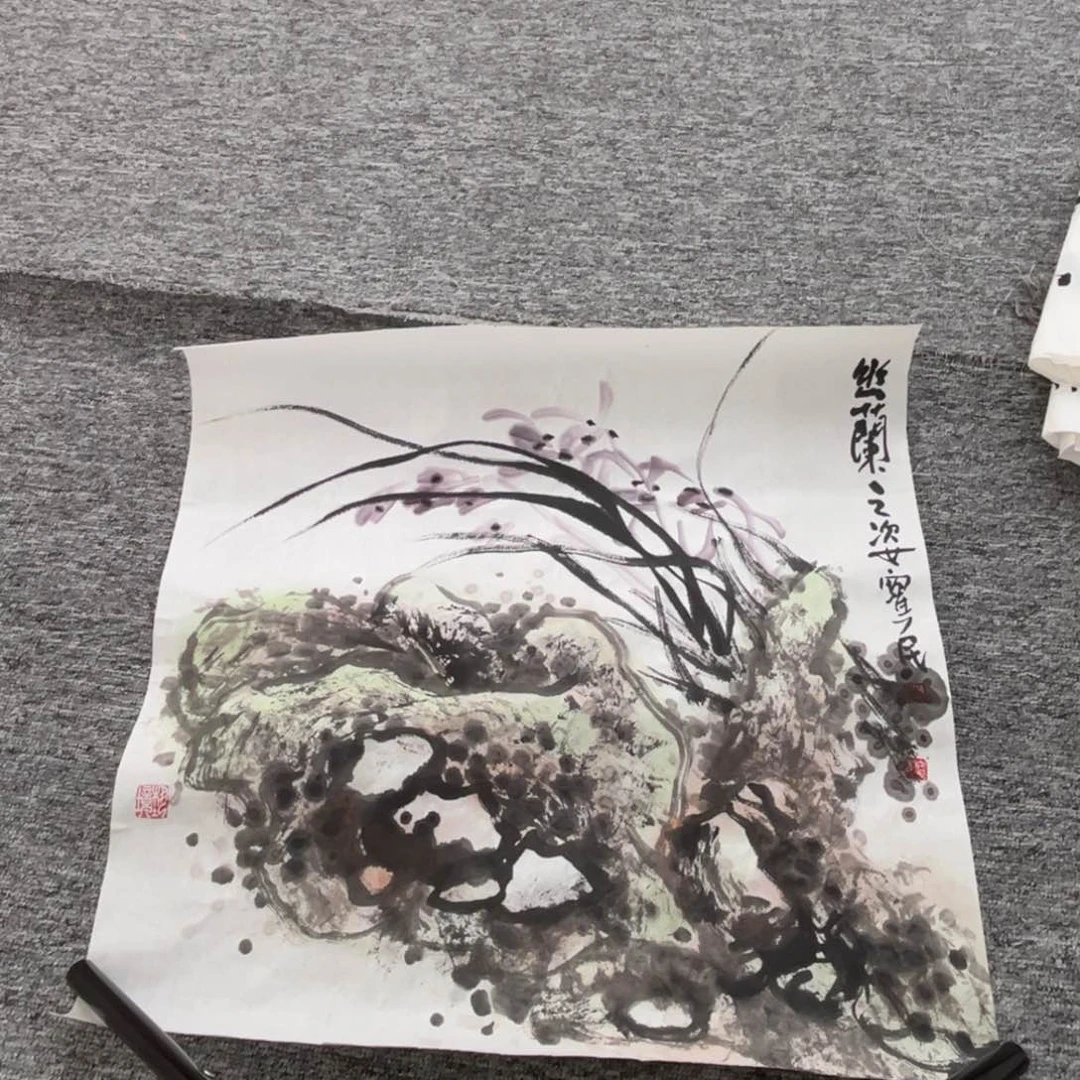 国画杜宝民老师三尺斗方绘画