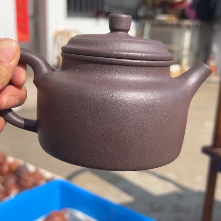 紫砂茶壶天青德中450c c