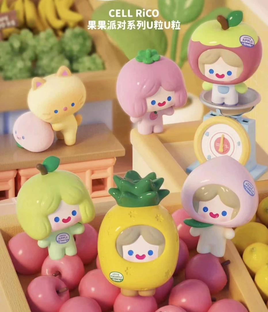 【拆盒】寻找独角兽RiCO初代萌粒果果派对系列盲盒潮玩